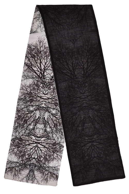 Hamadryad Double Sided Silk Twill & Cashmere Scarf