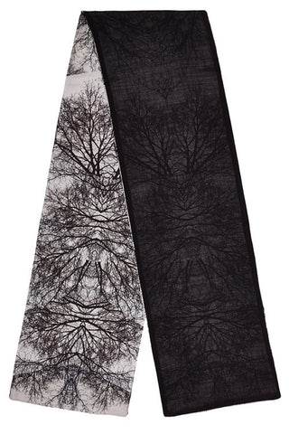 Hamadryad Double Sided Silk Twill & Cashmere Scarf