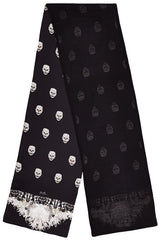 Minos Double Sided Silk Twill & Cashmere Scarf