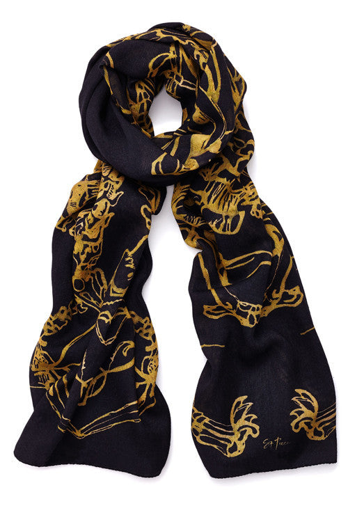 Aceso Silk & Cashmere Scarf